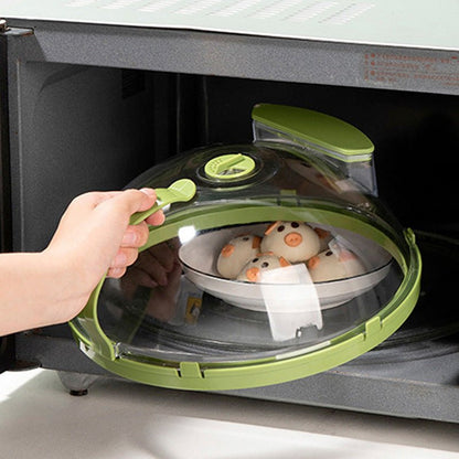 Clea Microwave Cover | Water Steamer with Handle, Prevents Splatter - Hartwella