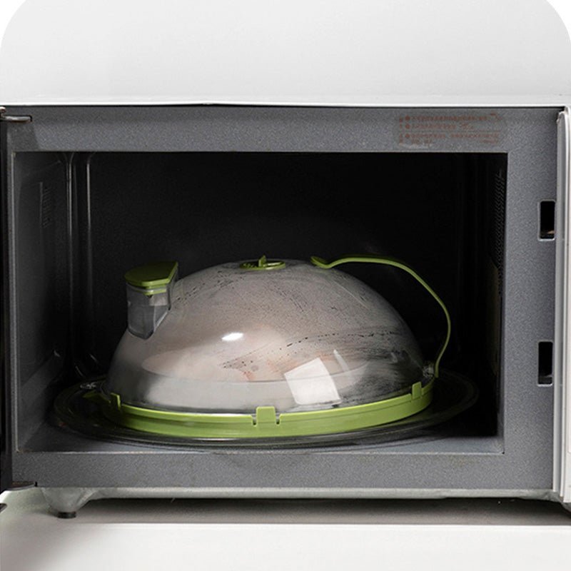 Clea Microwave Cover | Water Steamer with Handle, Prevents Splatter - Hartwella