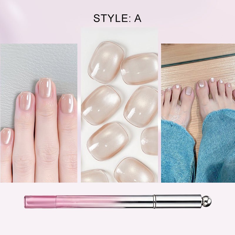 Cleo Cat Eye Nail Gel Pen | 6 - in - 1 Magnetic Formula - Hartwella