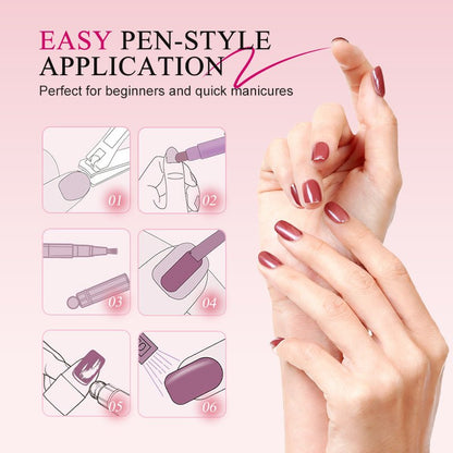 Cleo Cat Eye Nail Gel Pen | 6 - in - 1 Magnetic Formula - Hartwella
