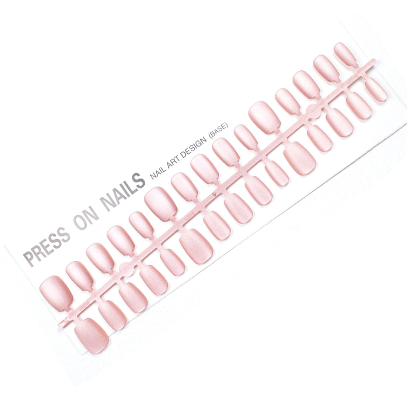 Cleo Cat Eye Press - On Nails Set | Magnetic Effect, 3 Sizes - Hartwella
