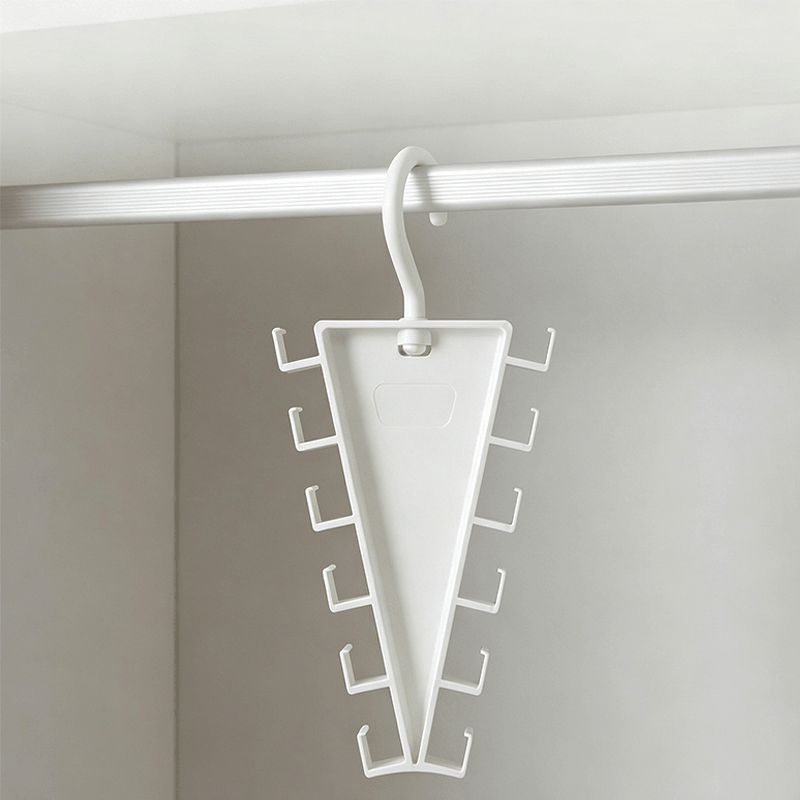 Cleo Closet Organizer | V-Shaped, Durable ABS with Double-Sided Hooks - Hartwella