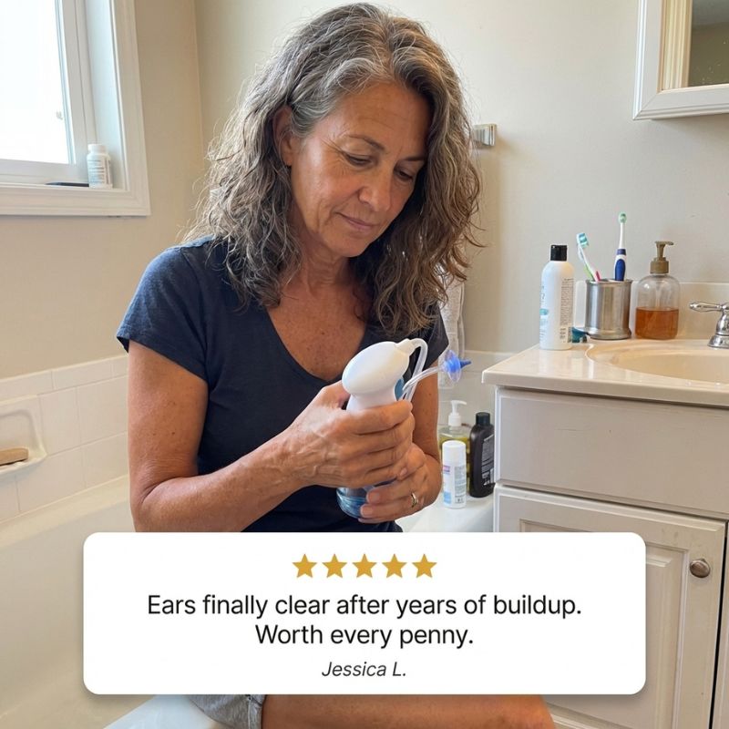 Cleo Ear Wax Removal Kit | 5 - Stream System with 10 Nozzles - Hartwella