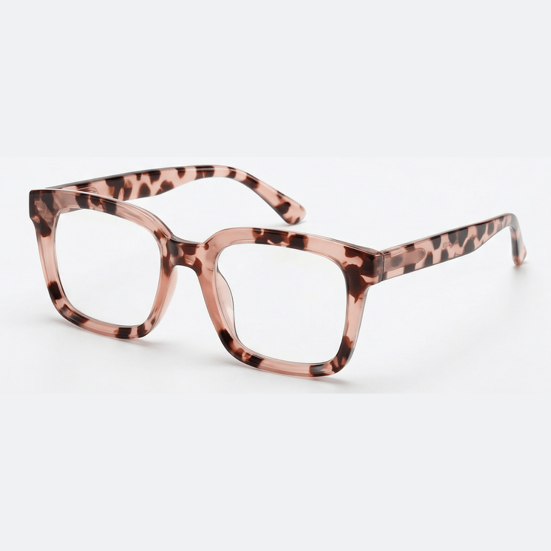 Cleo Reading Glasses for Women | Oversized Tortoiseshell, Blue Light Blocking - Hartwella