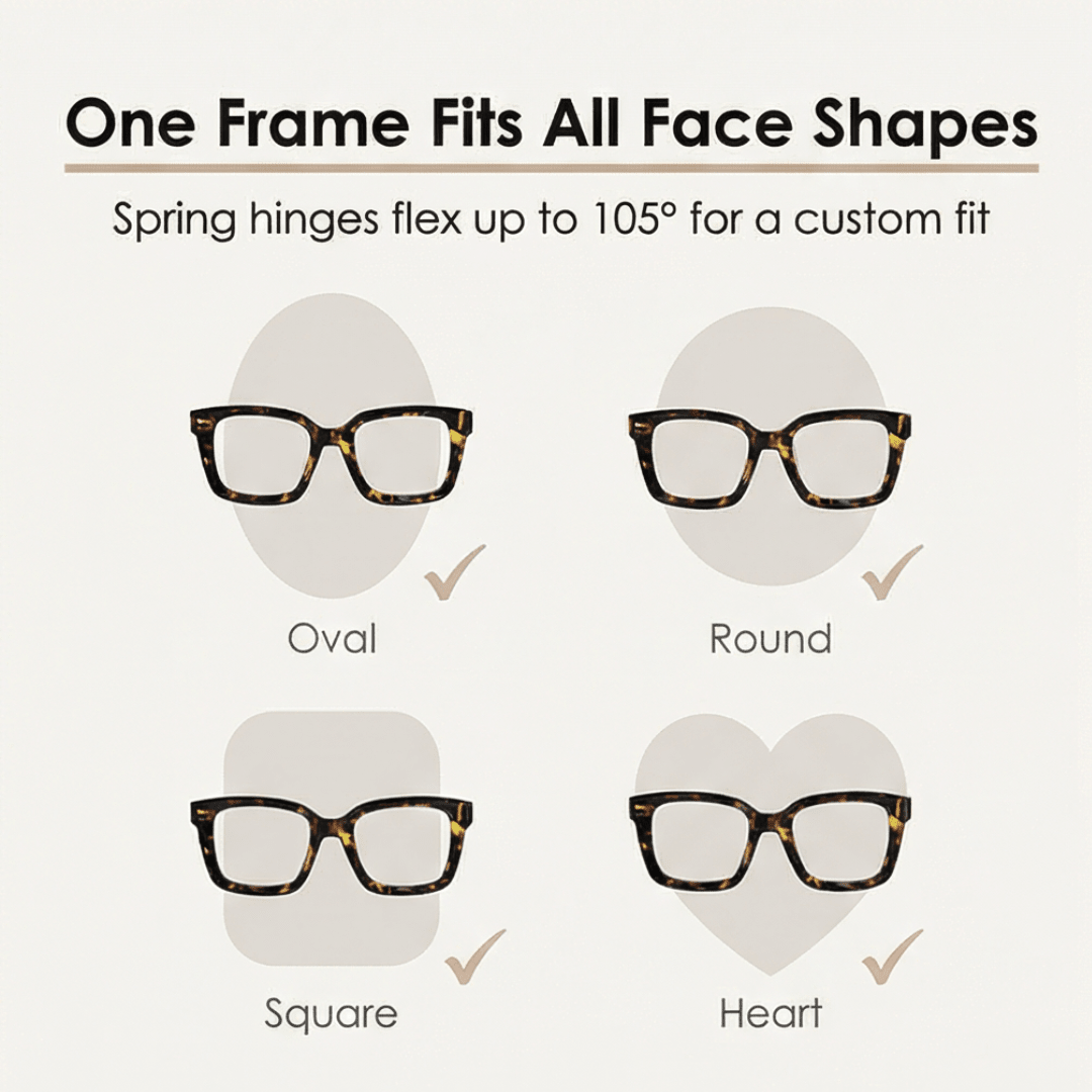Cleo Reading Glasses for Women | Oversized Tortoiseshell, Blue Light Blocking - Hartwella