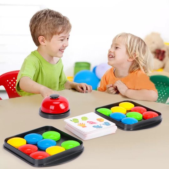 Clever Push Game | Color Recognition, Durable ABS - Hartwella