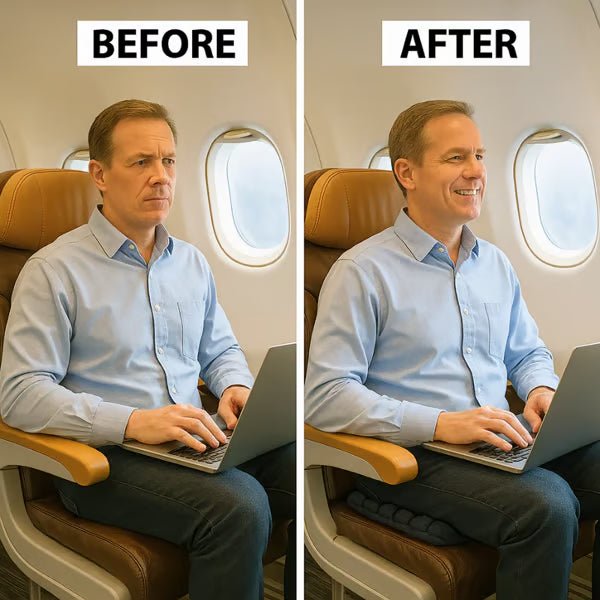 CloudEase Travel Cushion | Ultra Comfortable, Adjustable Support - Hartwella