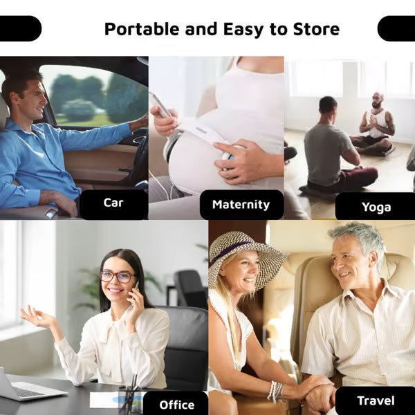 CloudEase Travel Cushion | Ultra Comfortable, Adjustable Support - Hartwella