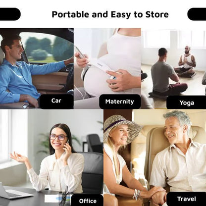 CloudEase Travel Cushion | Ultra Comfortable, Adjustable Support - Hartwella