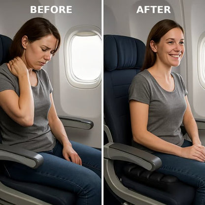 CloudEase Travel Cushion | Ultra Comfortable, Adjustable Support - Hartwella