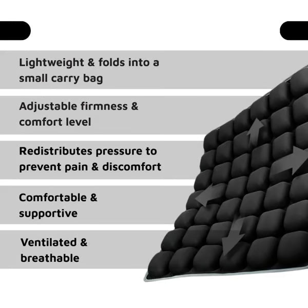 CloudEase Travel Cushion | Ultra Comfortable, Adjustable Support - Hartwella