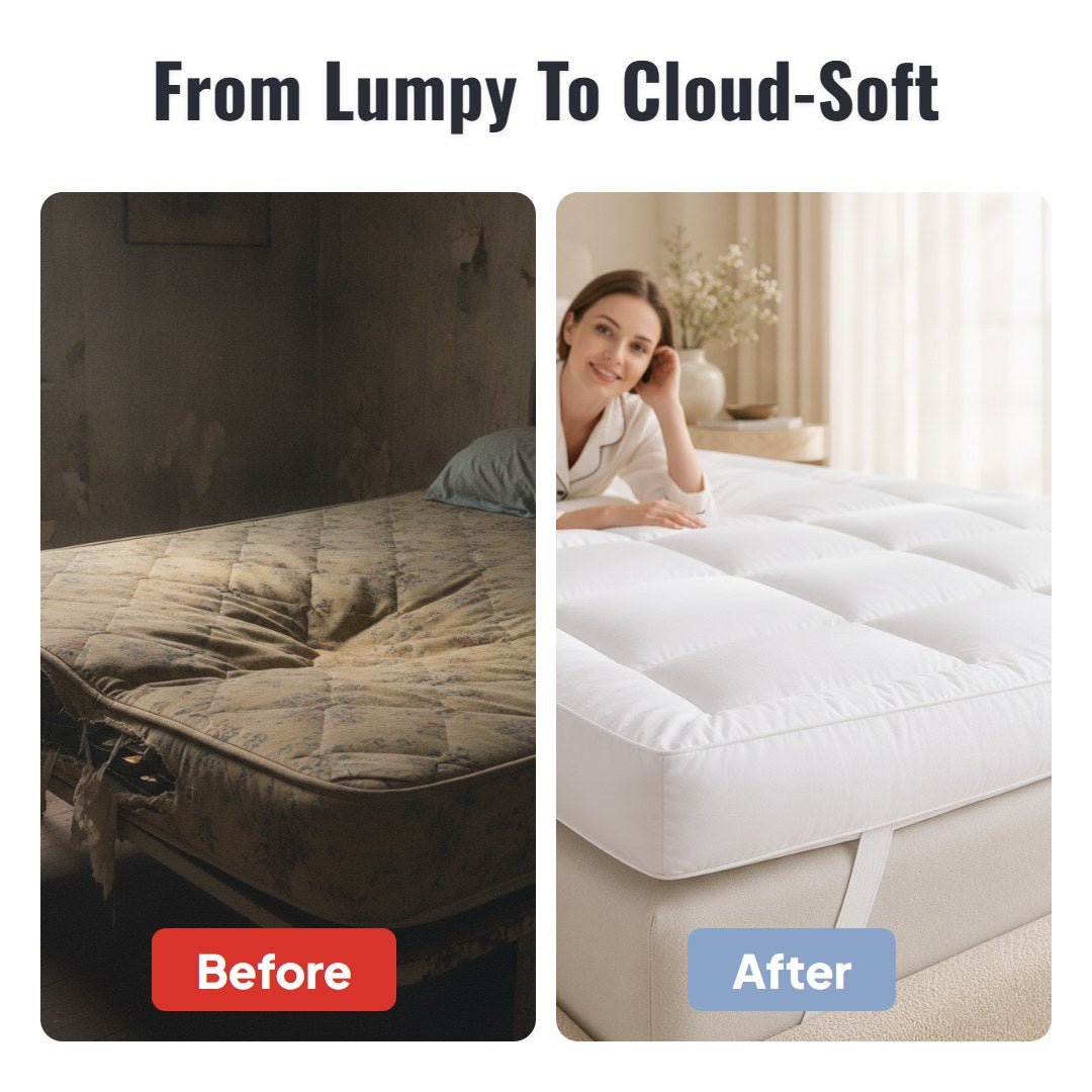 Cloudnest™ Extra-Thick Mattress Topper - Hartwella