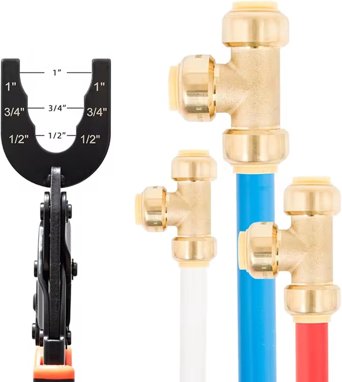 Clyro Disconnect Tong Tool | Multi-Size for PEX Pipe Fittings, Durable Metal - Hartwella
