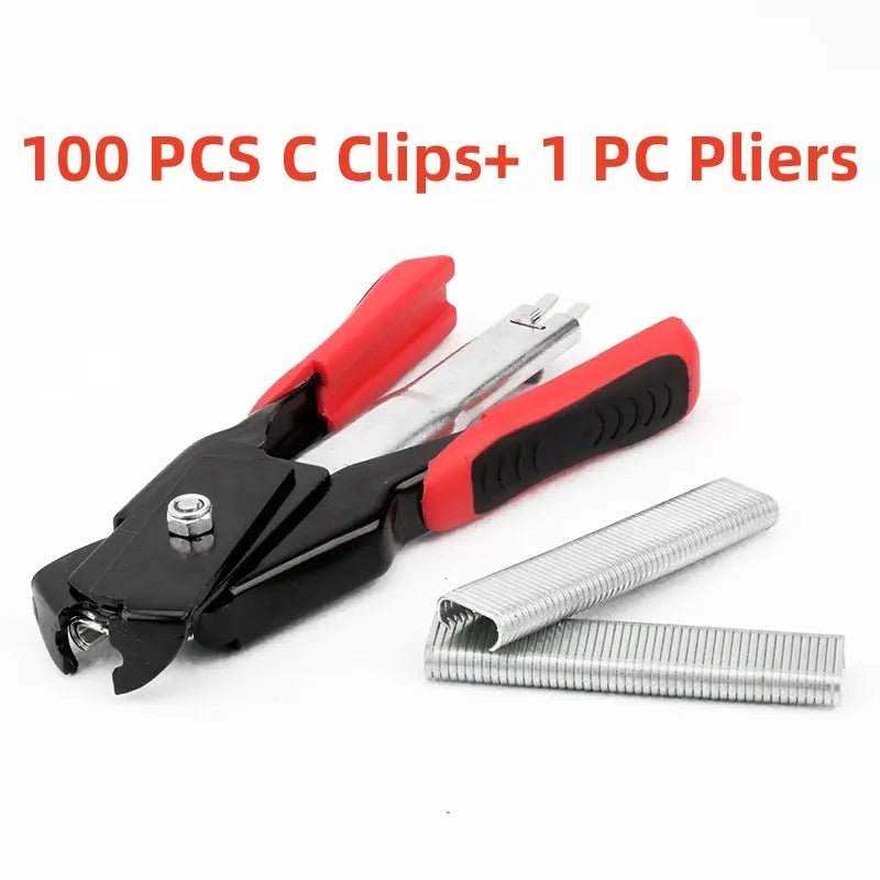 Cobra Staple Plier | Heavy-Duty Steel, Ergonomic Grip - Hartwella