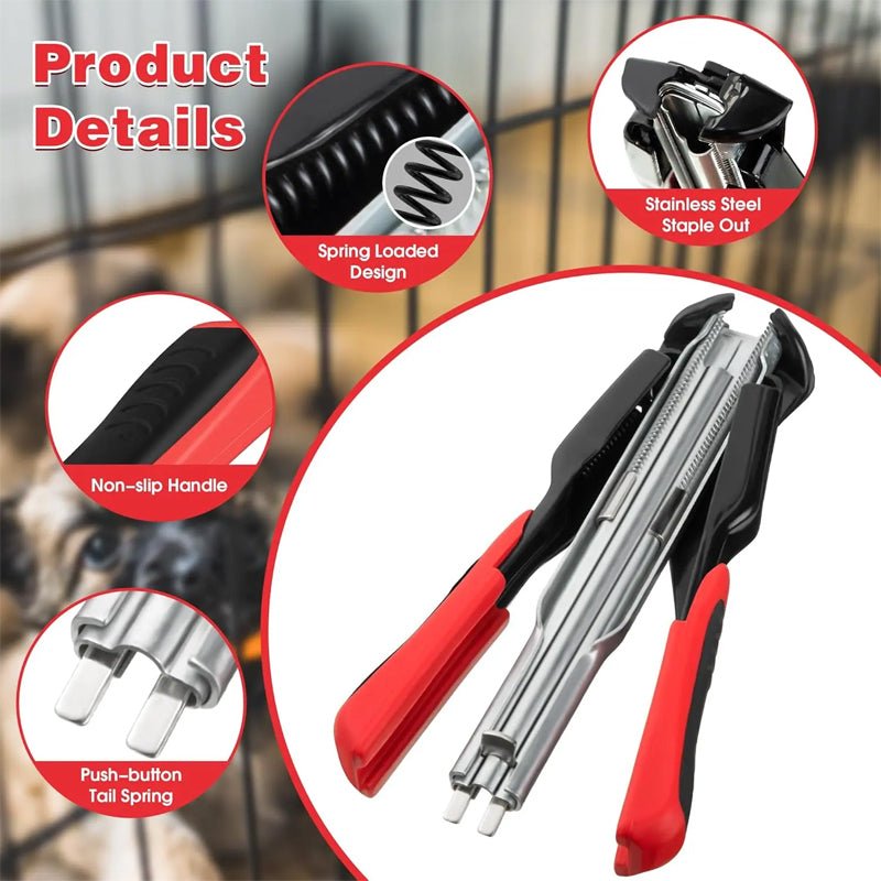 Cobra Staple Plier | Heavy-Duty Steel, Ergonomic Grip - Hartwella