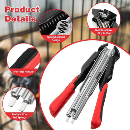 Cobra Staple Plier | Heavy-Duty Steel, Ergonomic Grip - Hartwella