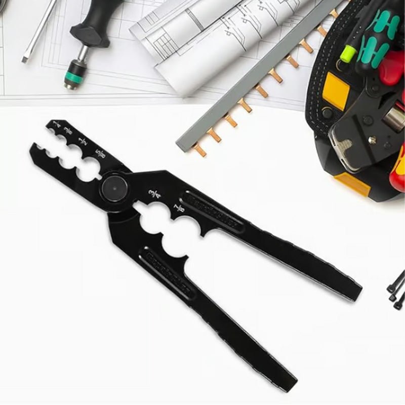 Cobra Tube Rounder Pliers | Durable Alloy, 6-Hole Design - Hartwella