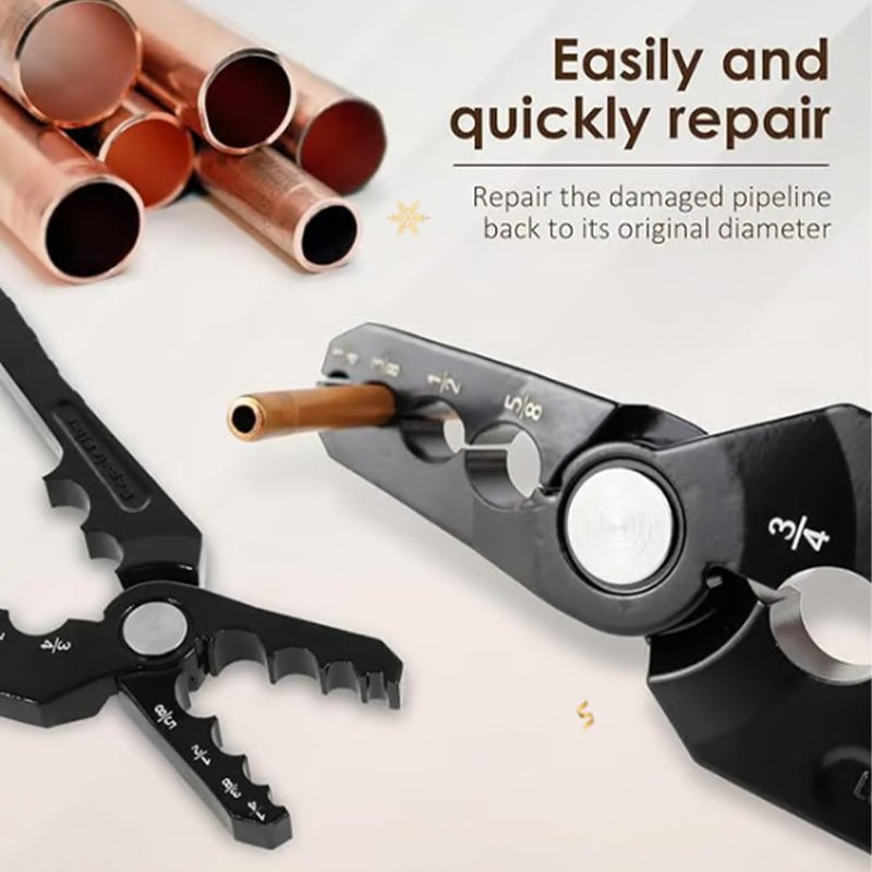 Cobra Tube Rounder Pliers | Durable Alloy, 6-Hole Design - Hartwella