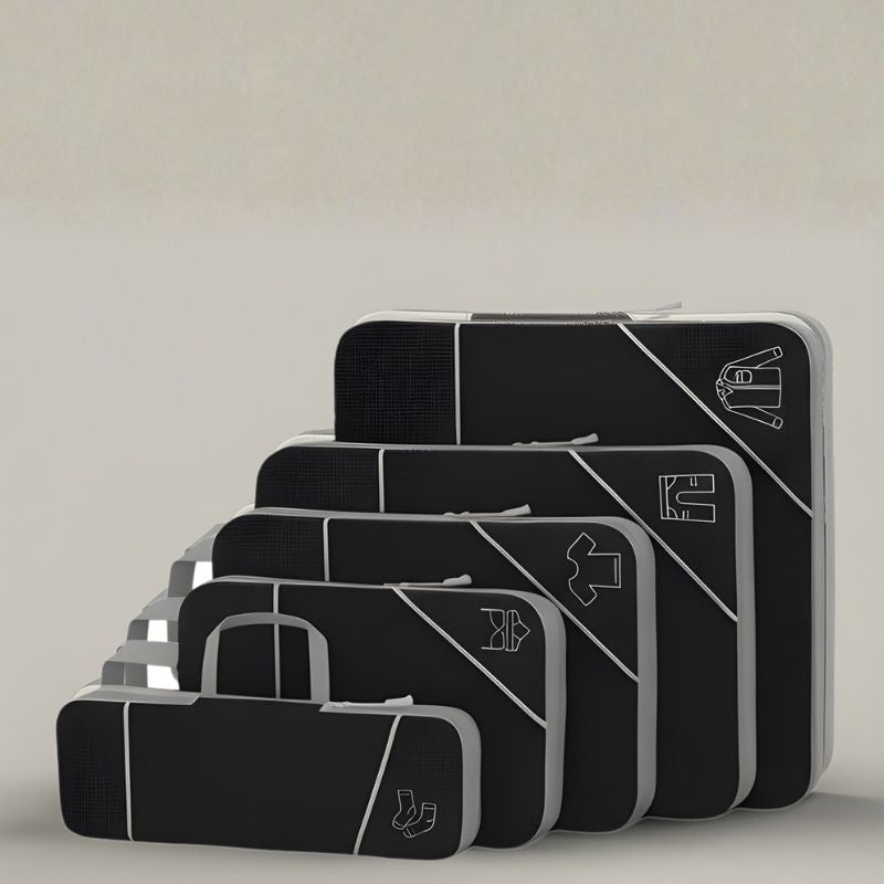 Cora Compression Packing Cubes Set | Dual - Zipper, Space - Saving - Hartwella