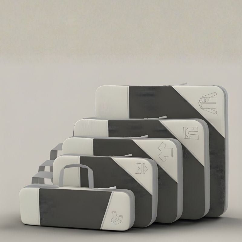 Cora Compression Packing Cubes Set | Dual - Zipper, Space - Saving - Hartwella
