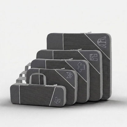 Cora Compression Packing Cubes Set | Dual - Zipper, Space - Saving - Hartwella