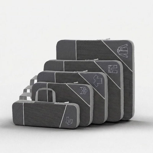 Cora Compression Packing Cubes Set | Dual - Zipper, Space - Saving - Hartwella