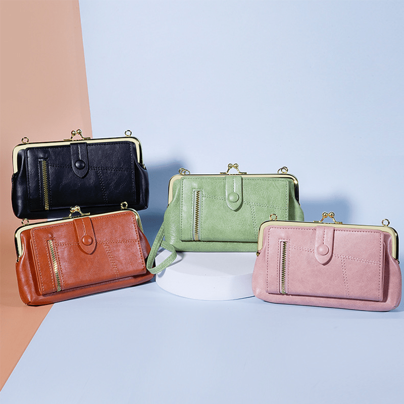 Cora Crossbody Bag | Lightweight PU Leather, Multi-Card Organizer - Hartwella