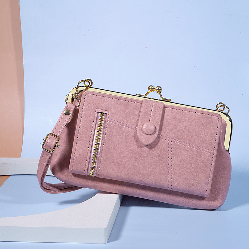 Cora Crossbody Bag | Lightweight PU Leather, Multi-Card Organizer - Hartwella