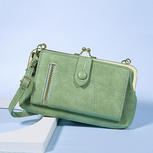 Cora Crossbody Bag | Lightweight PU Leather, Multi-Card Organizer - Hartwella