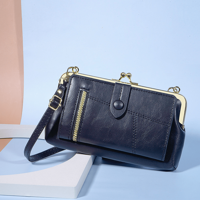 Cora Crossbody Bag | Lightweight PU Leather, Multi-Card Organizer - Hartwella