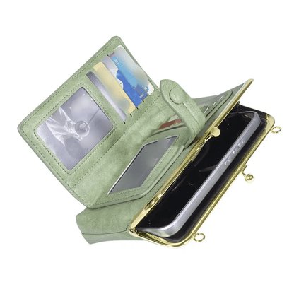 Cora Crossbody Bag | Lightweight PU Leather, Multi-Card Organizer - Hartwella