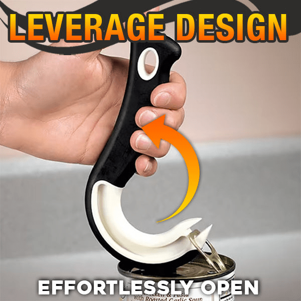 Cora Hook Can Opener | Ergonomic, Multi-Purpose Design for Easy Pull-Tab Opening - Hartwella