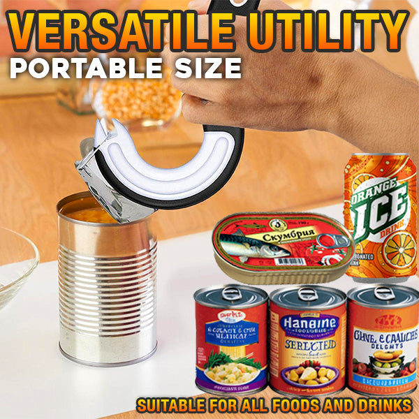 Cora Hook Can Opener | Ergonomic, Multi-Purpose Design for Easy Pull-Tab Opening - Hartwella