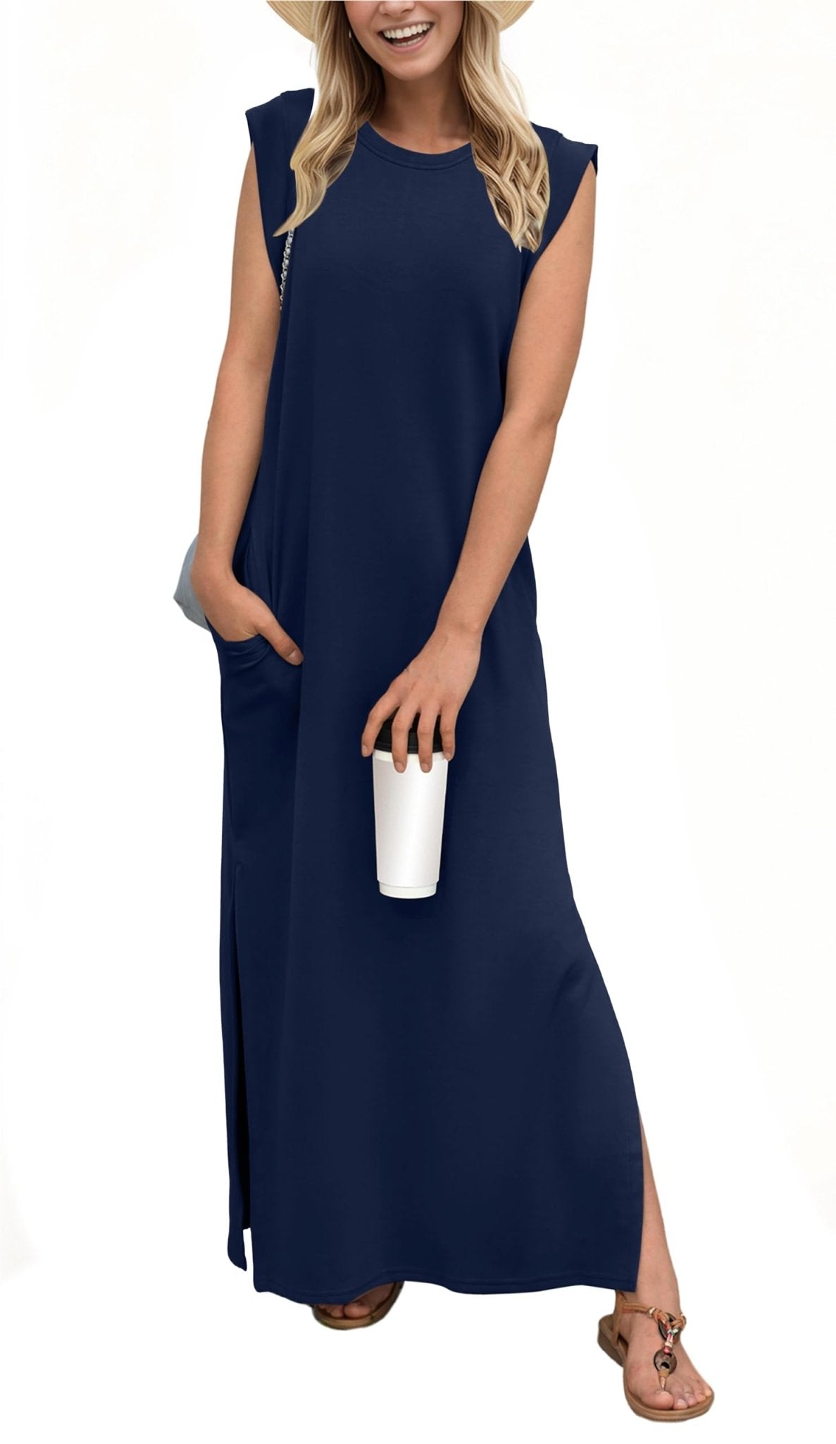 Cora Maxi Dress | Casual Loose Fit, Wrinkle-Free Summer Dress - Hartwella