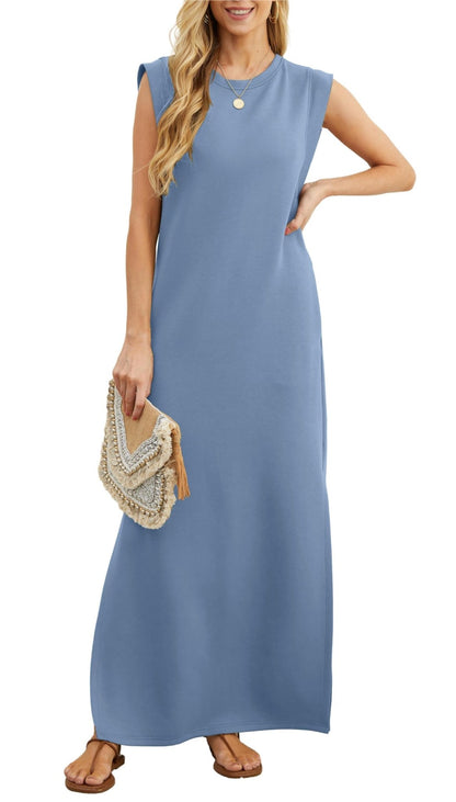 Cora Maxi Dress | Casual Loose Fit, Wrinkle-Free Summer Dress - Hartwella