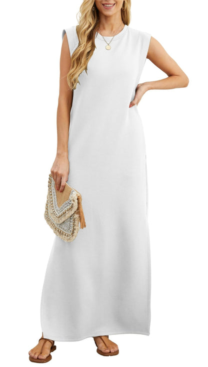 Cora Maxi Dress | Casual Loose Fit, Wrinkle-Free Summer Dress - Hartwella