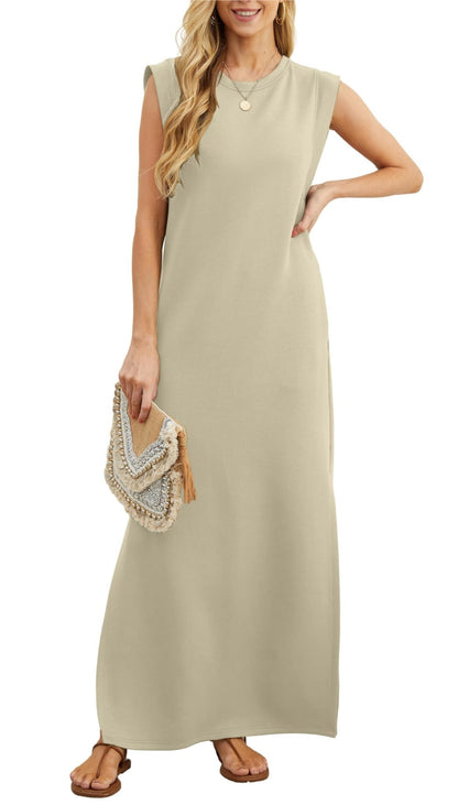 Cora Maxi Dress | Casual Loose Fit, Wrinkle-Free Summer Dress - Hartwella