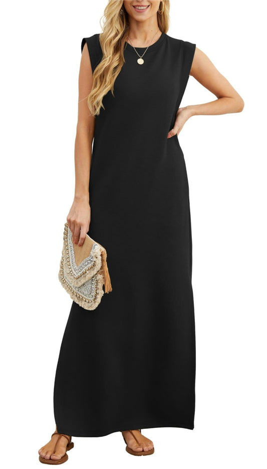 Cora Maxi Dress | Casual Loose Fit, Wrinkle-Free Summer Dress - Hartwella
