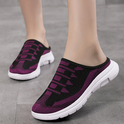 Cora Slide Slippers | Breathable Mesh, Non - Slip Sole - Hartwella