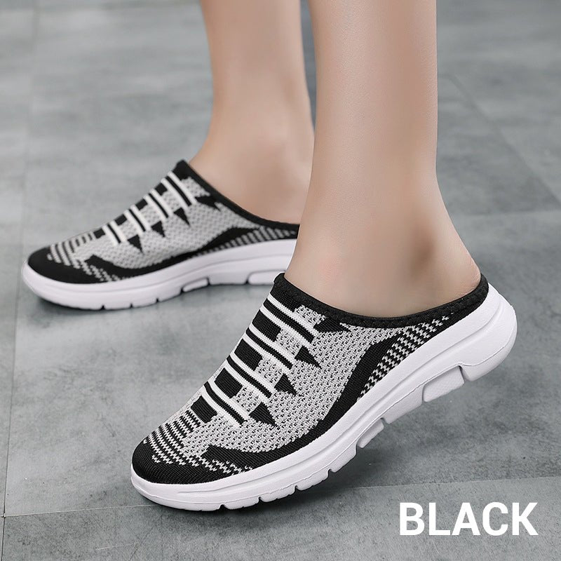 Cora Slide Slippers | Breathable Mesh, Non - Slip Sole - Hartwella
