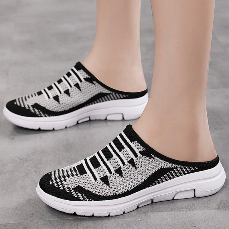 Cora Slide Slippers | Breathable Mesh, Non - Slip Sole - Hartwella