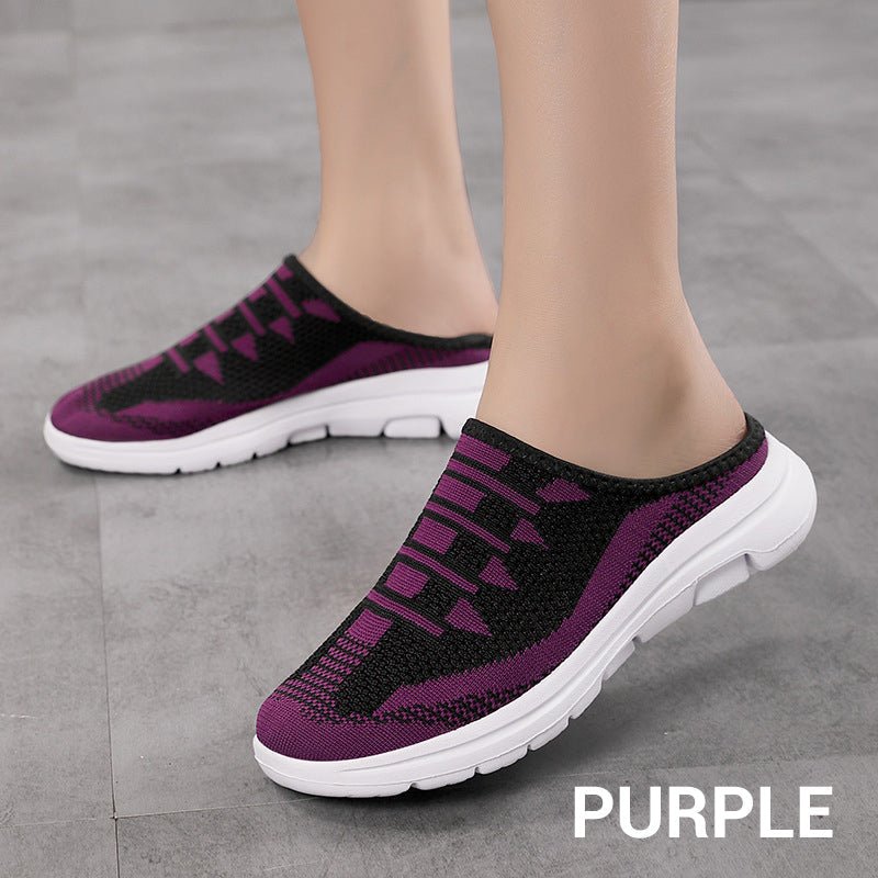 Cora Slide Slippers | Breathable Mesh, Non - Slip Sole - Hartwella
