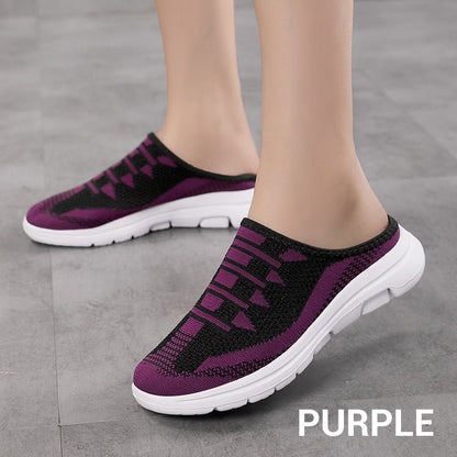 Cora Slide Slippers | Breathable Mesh, Non - Slip Sole - Hartwella