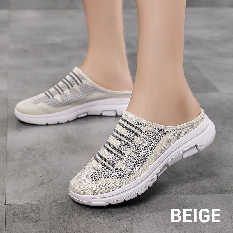 Cora Slide Slippers | Breathable Mesh, Non - Slip Sole - Hartwella