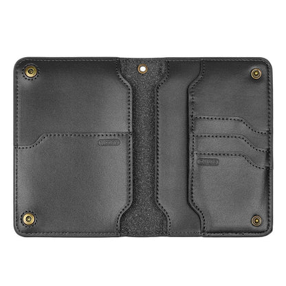 Cora Travel Wallet | Genuine Leather Passport Holder for Men, Compact Design - Hartwella