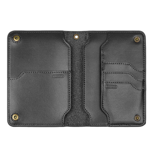 Cora Travel Wallet | Genuine Leather Passport Holder for Men, Compact Design - Hartwella