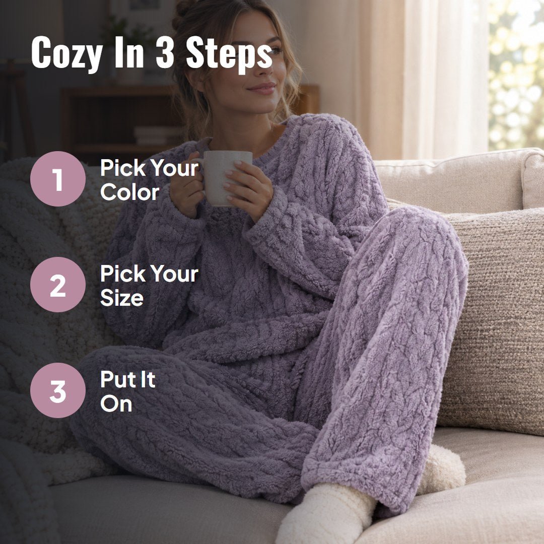 Cozora™ Cozy Fleece Lounge Set - Hartwella