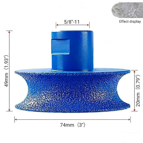 Crest Grinding Wheel | Brazed Diamond Coating - Hartwella