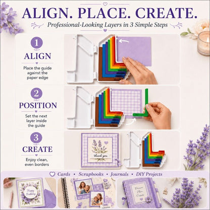 Creston Craft Alignment Set | 7 Precision Sizes for Accurate Crafting - Hartwella