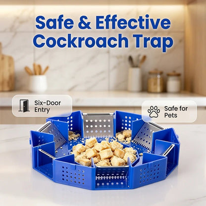 Creston Six-Door Cockroach Trap | Non-Toxic, Physical Pest Control - Hartwella